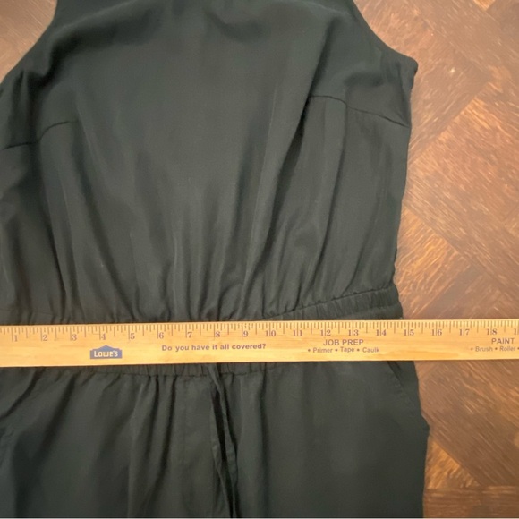 Banana Republic Black Sleeveless Jumpsuit Elastic Drawstring Waist Jogger Size 4 - Picture 7 of 11